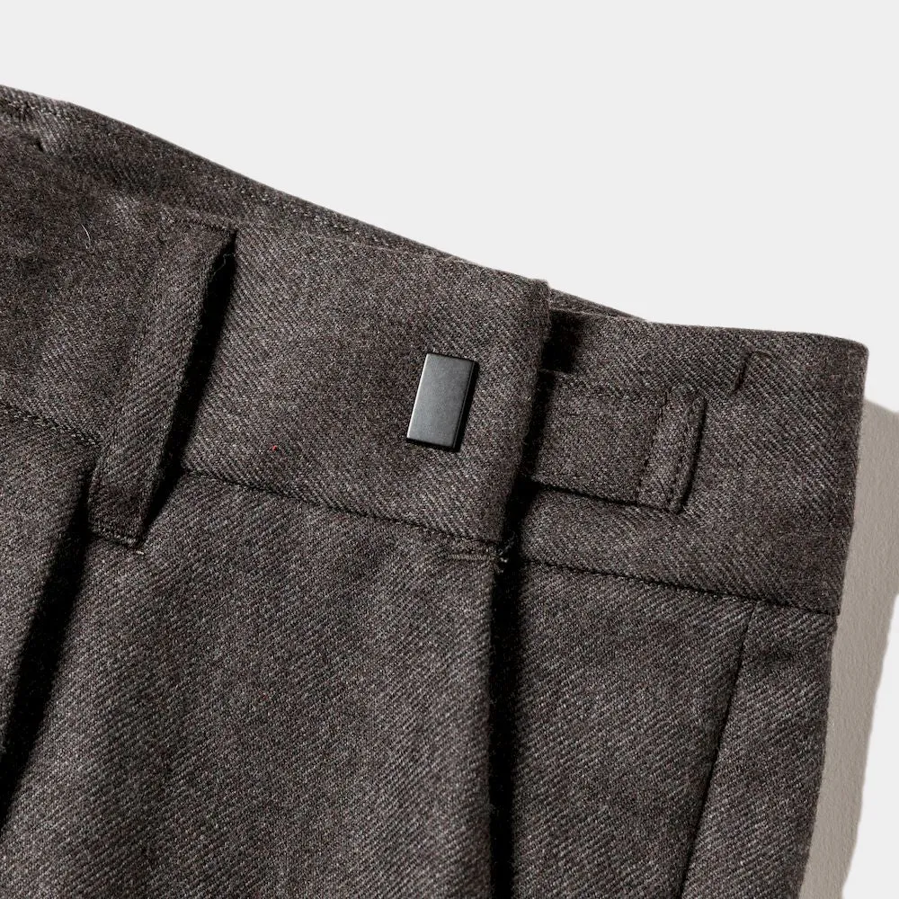 Side Zip Wool Slacks(Charcoal)/MW-PT23202