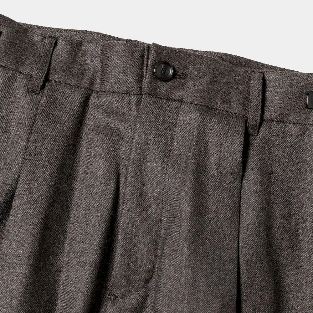 Side Zip Wool Slacks(Charcoal)/MW-PT23202