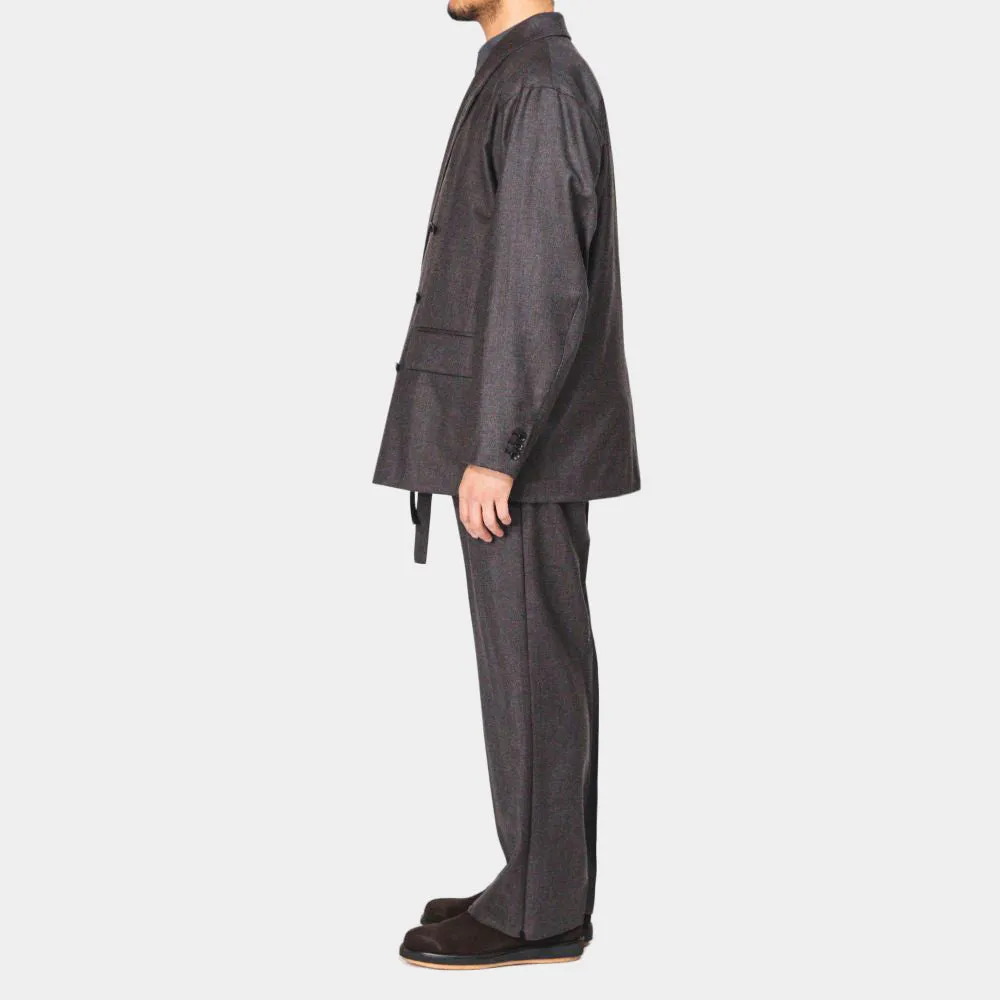 Side Zip Wool Slacks(Charcoal)/MW-PT23202