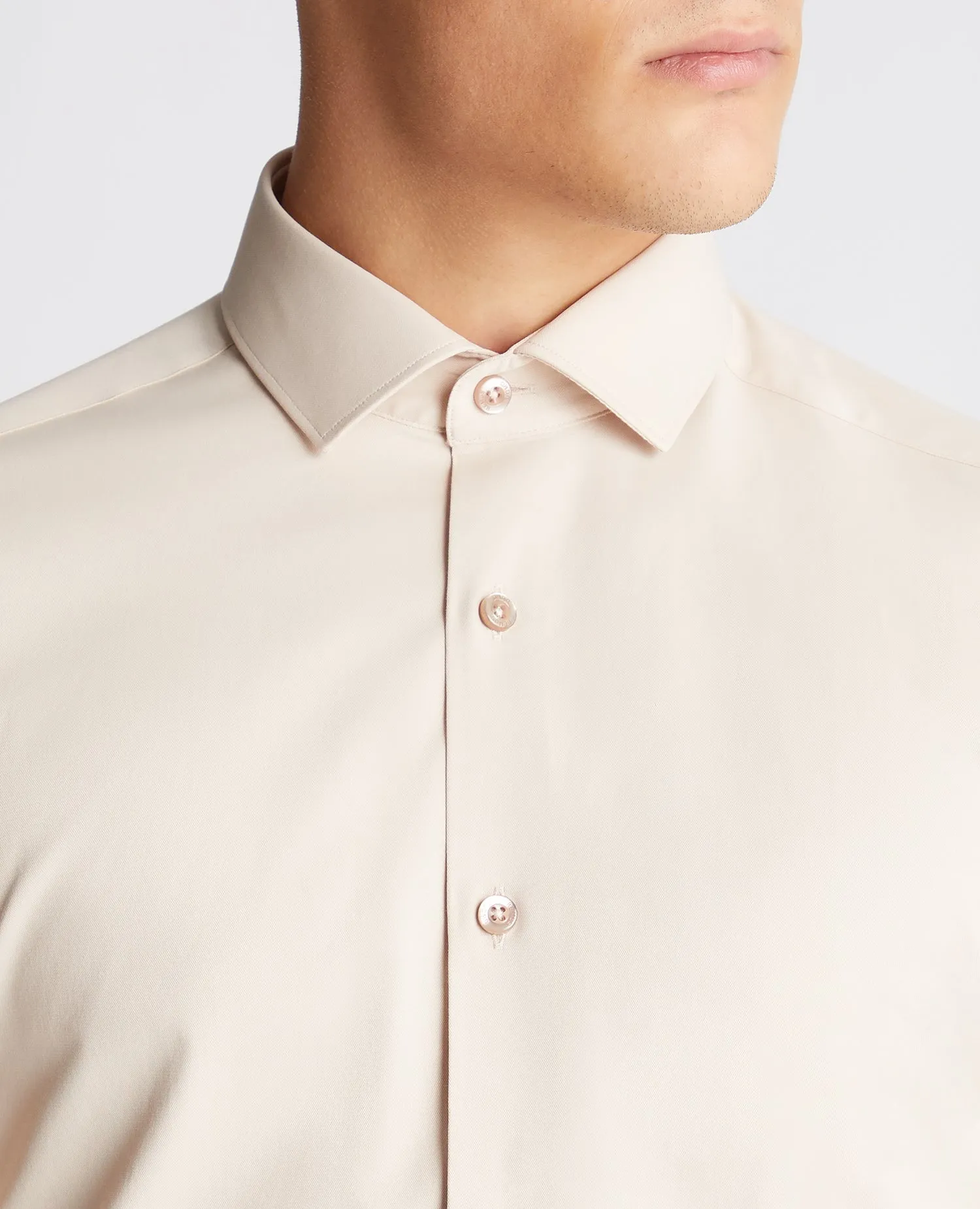 Slim Fit Cotton Stretch Shirt