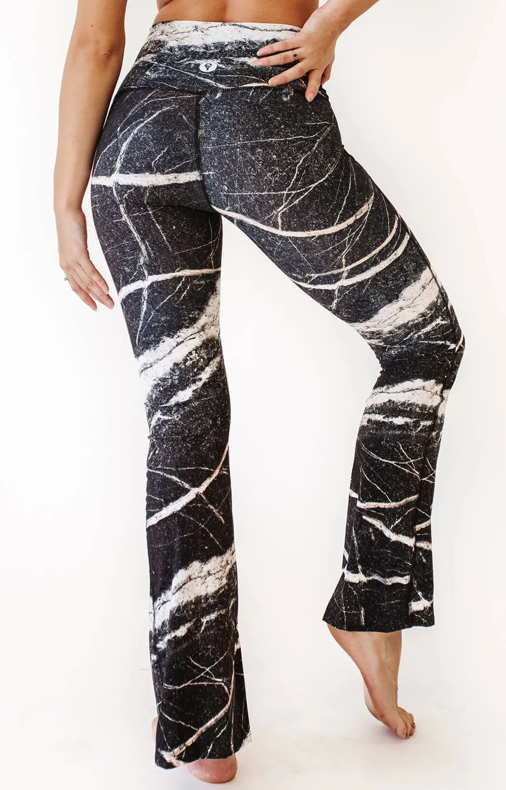 Split Flare Pant In River Rock