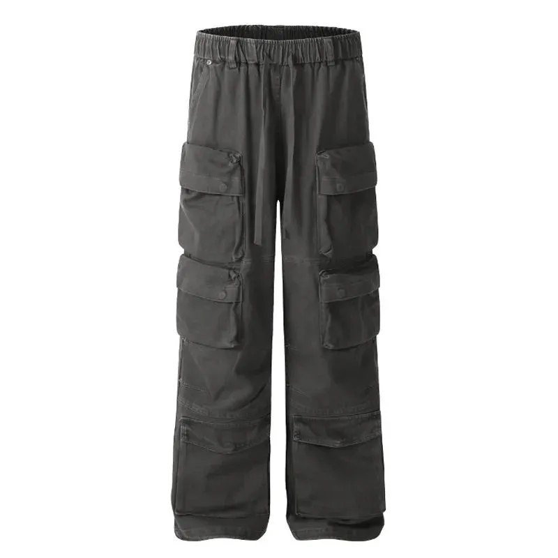 Street Fashion Drawstring Cargo Pants