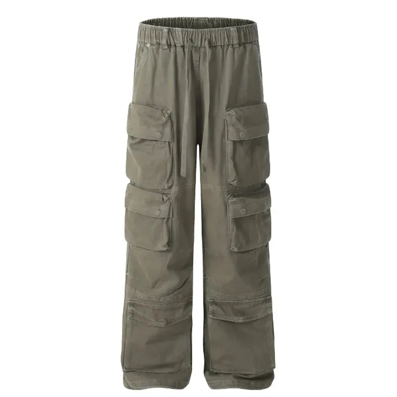 Street Fashion Drawstring Cargo Pants