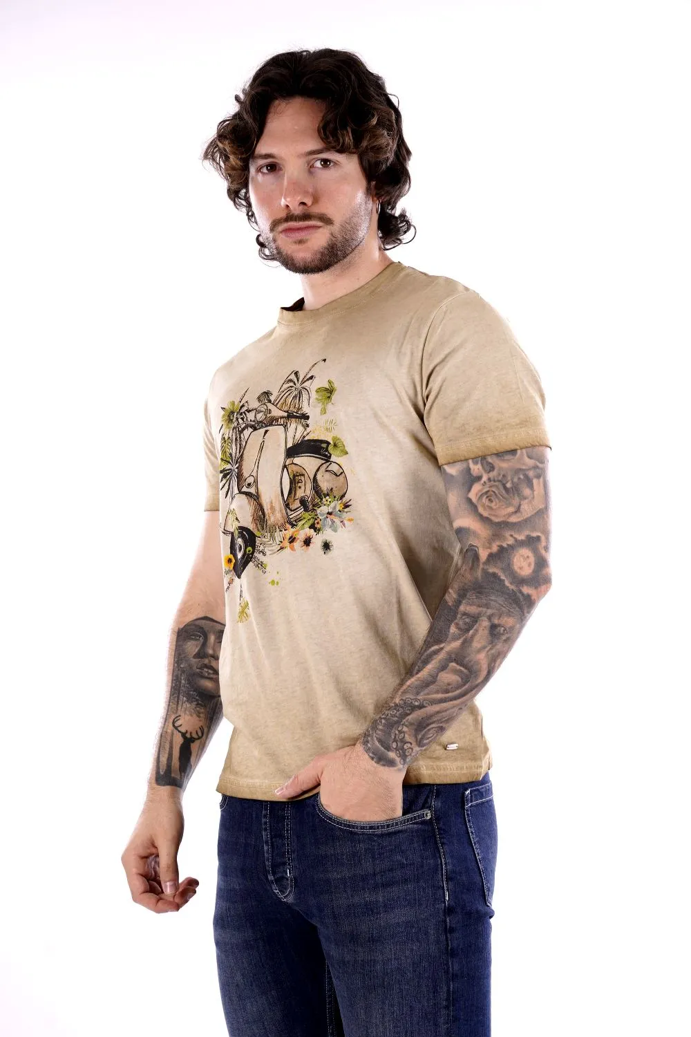 T-shirt MARK UP da Uomo - beige MK691046BEIGE