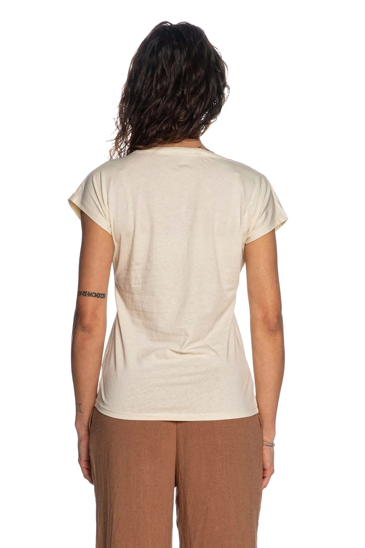 T-shirt YES-ZEE da Donna - beige T229TG000222