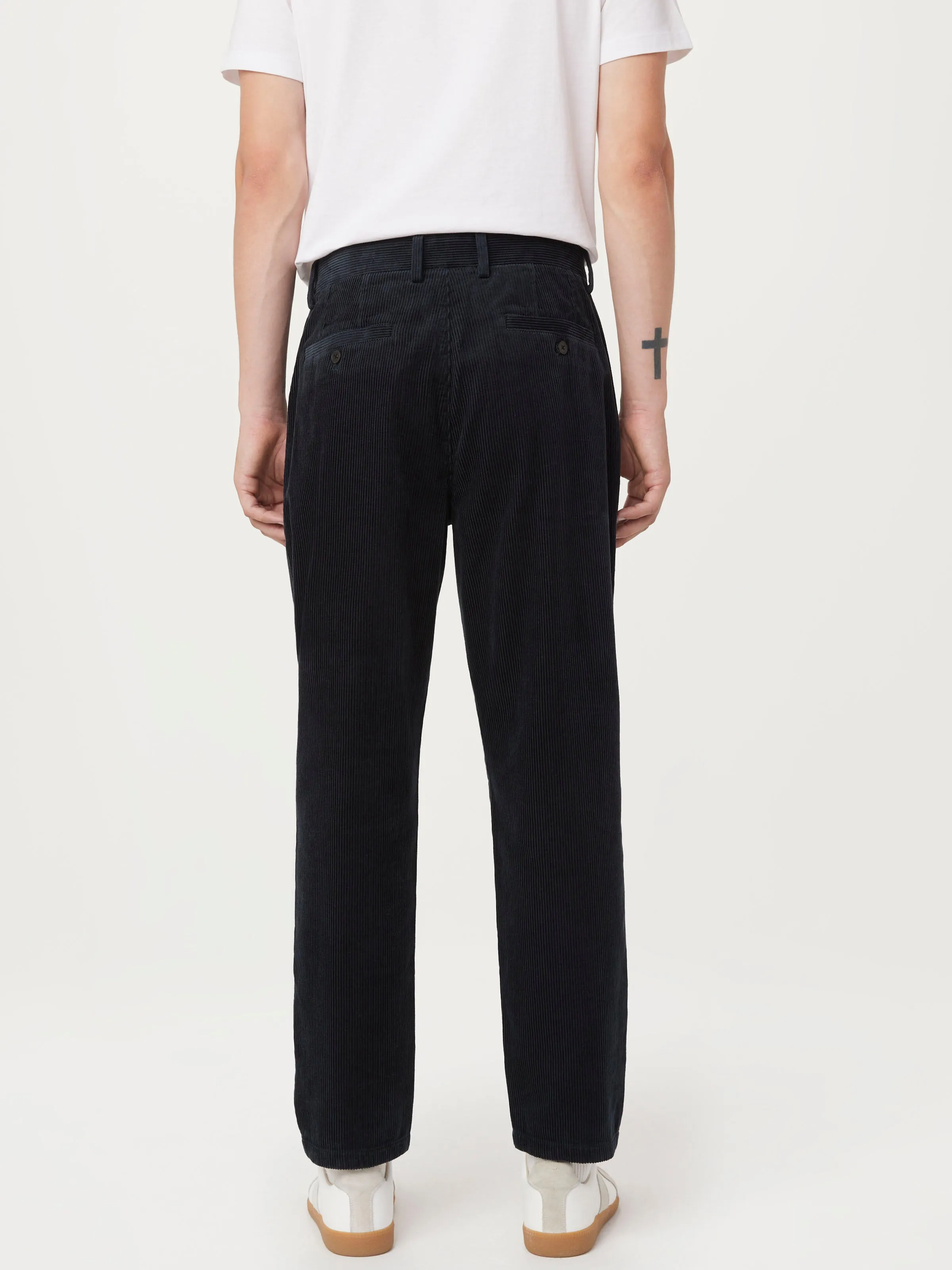 The Jamie Tapered Corduroy Pant in Deep Blue