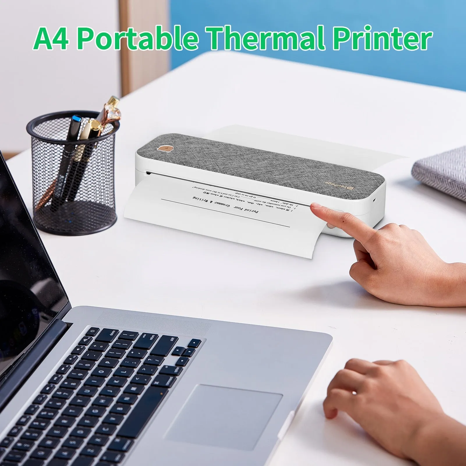 Thermal Transfer Mobile Photo Printer USB BT