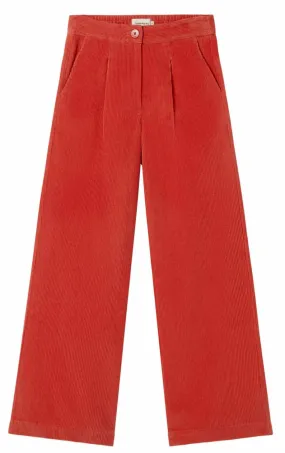 THINKING MU Manolita corduroy pants goji women