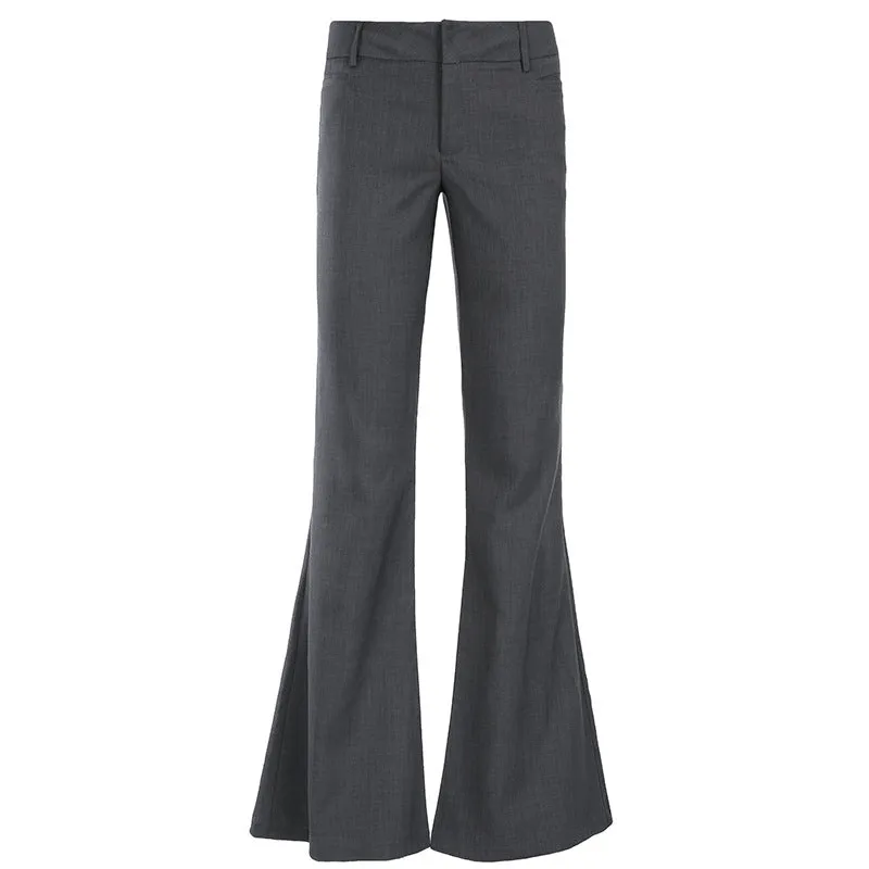 Toleet fall Elegant Daily with our Popular Italian Style Fashionable Urban Low Waist Suit Pants