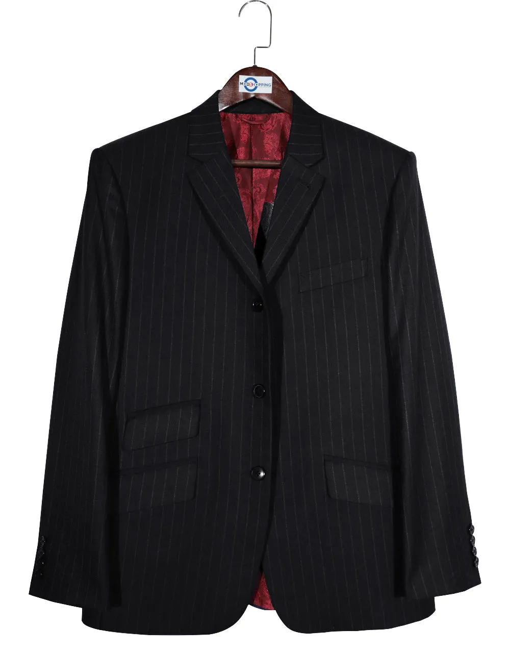 Tweed Blazer - Black Stripe Tweed Blazer