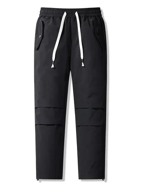 Warm Padded Straight Men's Pants