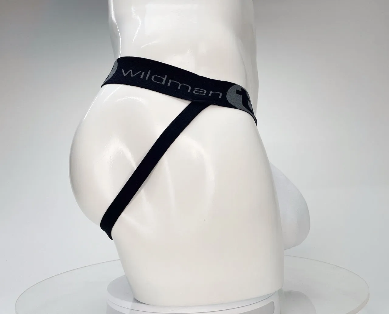 WildmanT Cotton Monster Cock Jockstrap White