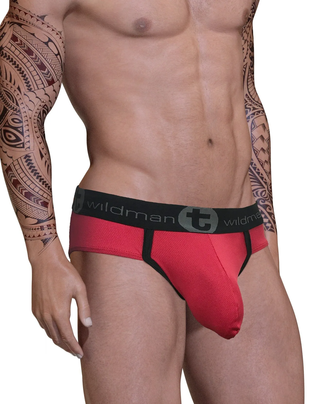 WildmanT Red Big Boy Pouch Brief