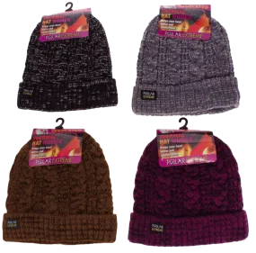 Winter-Hats Ladies Polar Extreme Marled Thermal Cuff Hat