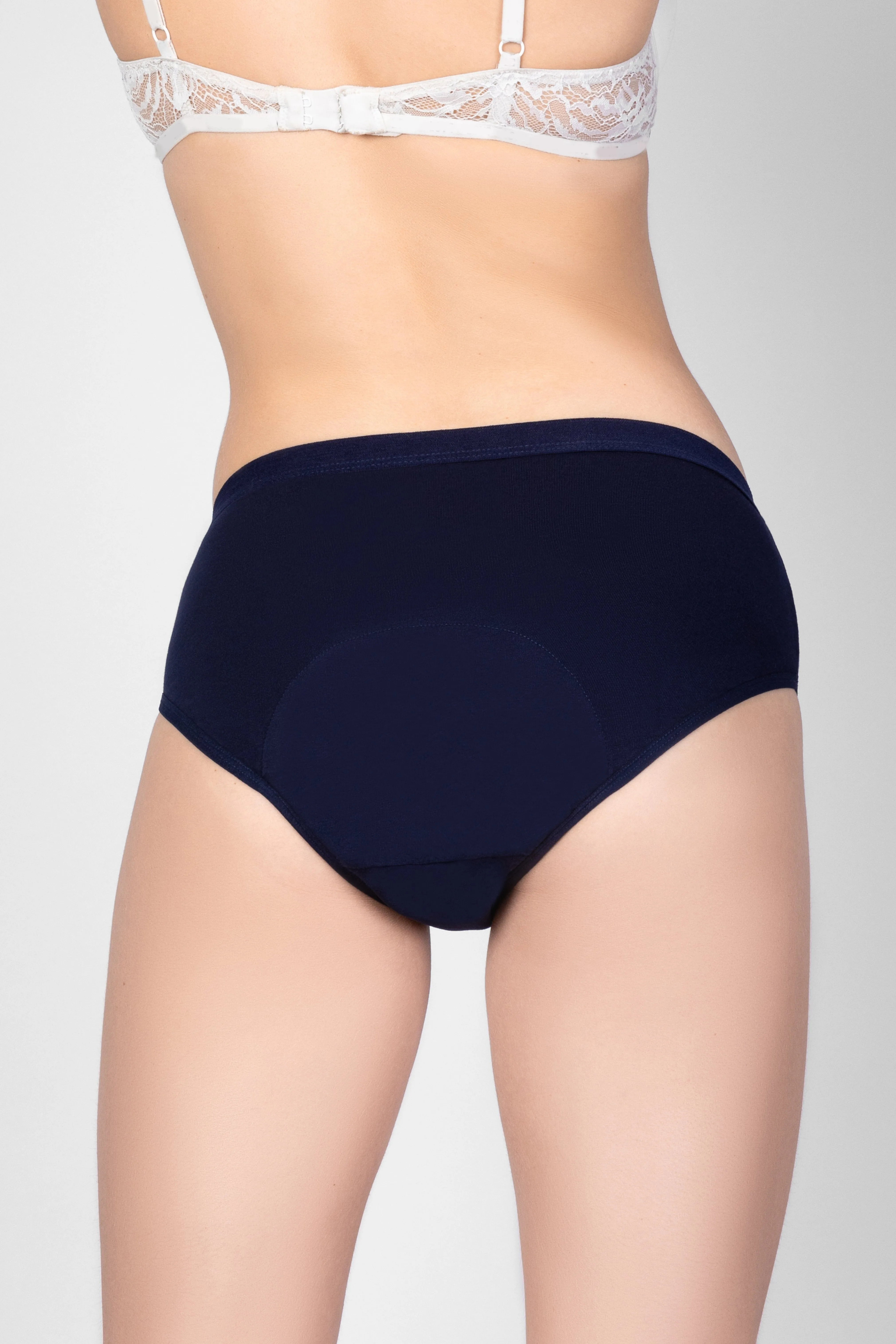 Women Hipster Bamboo Cotton Period Underwear